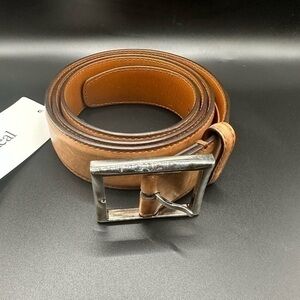 Berluti Cognac Leather Belt